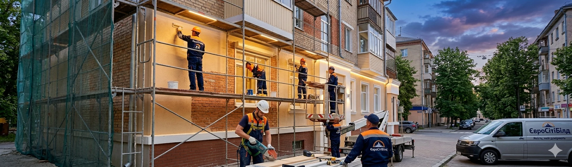 Реконструкція та ремонт будівель під ключ