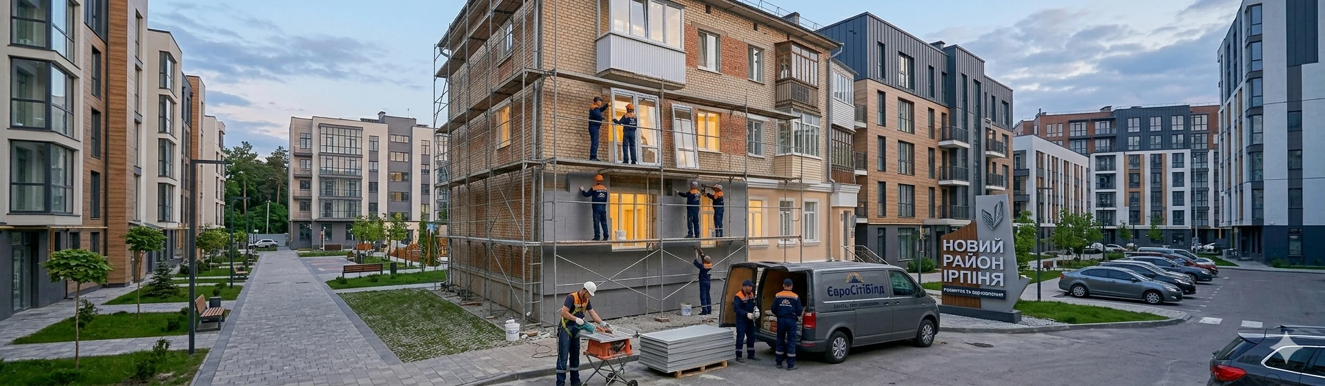 Будівельні роботи для житлових і комерційних об’єктів