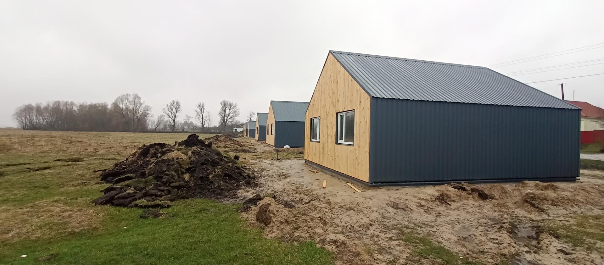 Нове будівництво каркасних будинків у Новій Басані